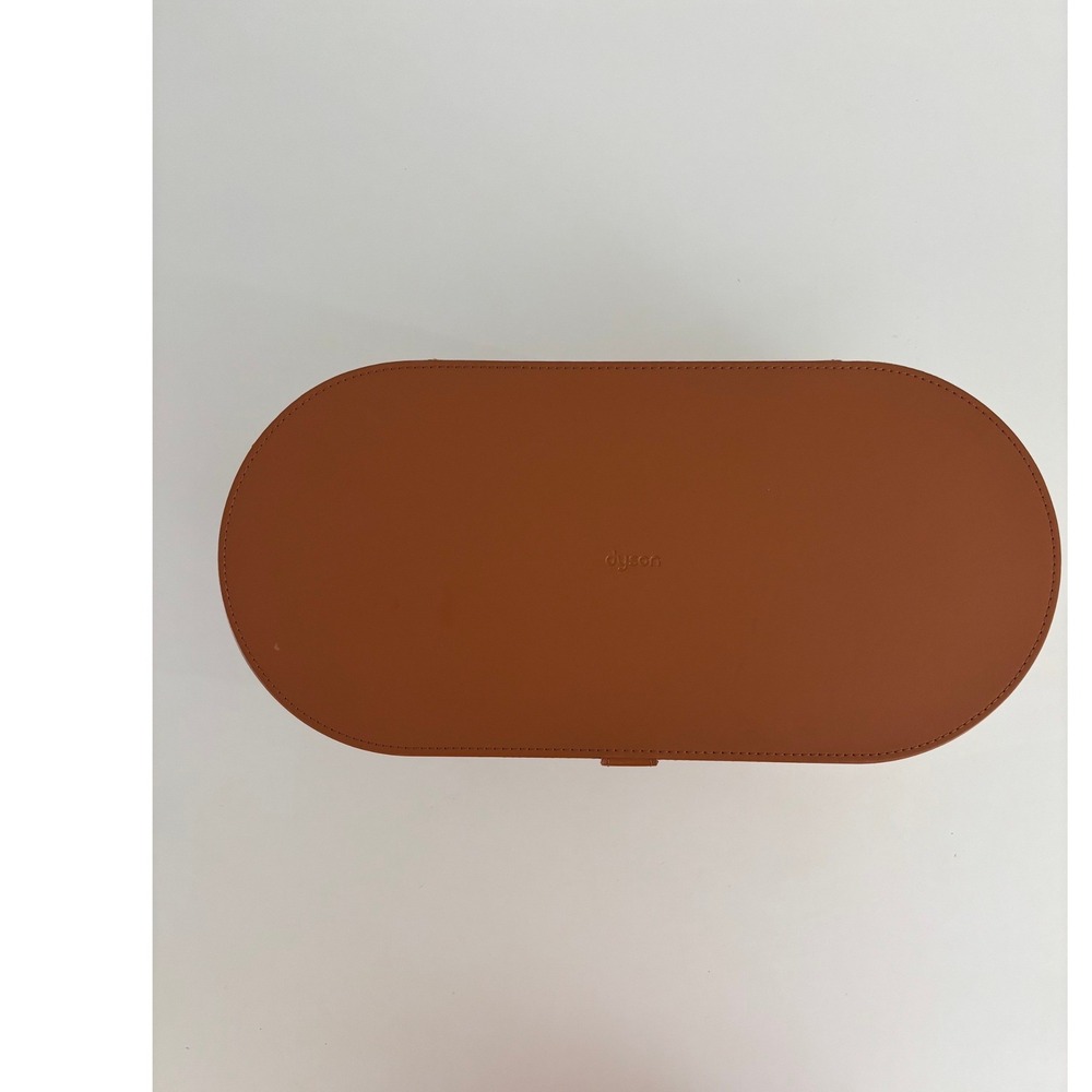 Dyson Airwrap Supersonic Presentation Case Tan Brown Storage Box Magnetic Clasp